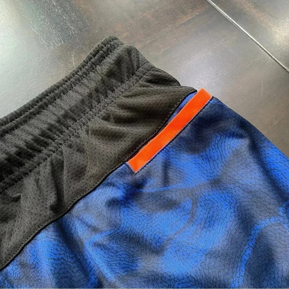 AND1 Racing Royal Blue Post Up Swirl Print Men Basketball Shorts Size Medium NWT - Picture 8 of 9